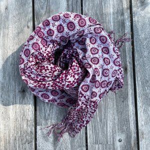 Cotton Floral Scarf